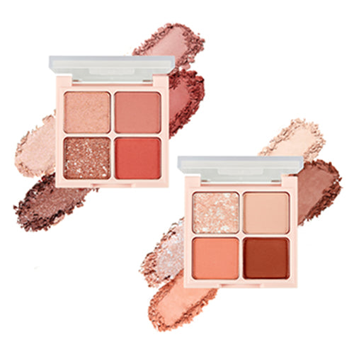 [The Face Shop] fmgt Quad Eye Shadow Palette Rosy Nude Edition 1.2gx4colors