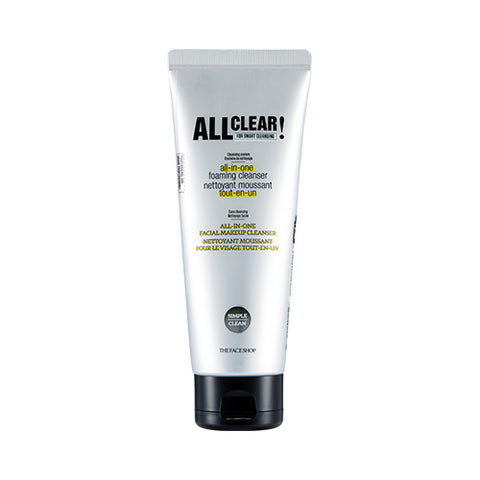 [The Face Shop] All Clear All In One Cleansing Foam 150ml