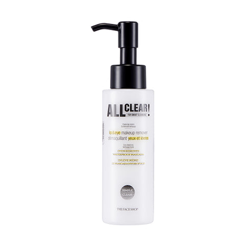 [The Face Shop] All Clear Lip&Eye Make Up Remover 100ml