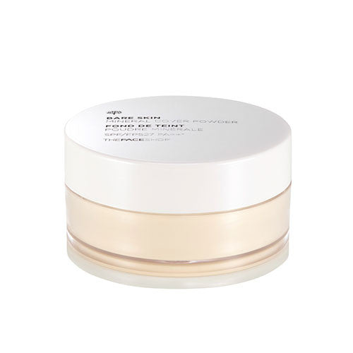 [The Face Shop] Bare Skin Mineral Cover Powder SPF27 PA++ 15g - Cosmetic Love