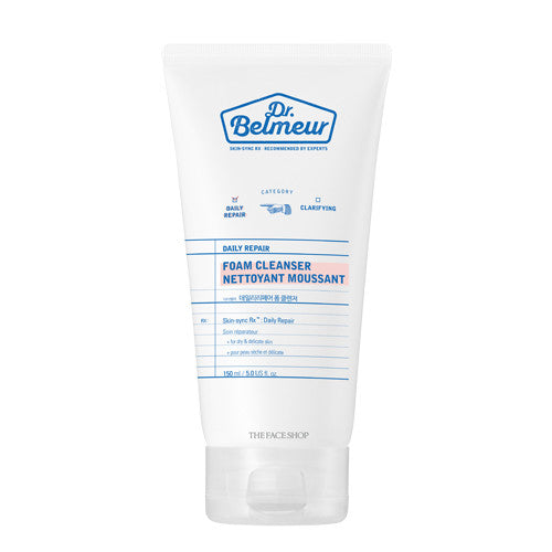 [The Face Shop] Dr.Belmeur Daily Repair Foam Cleanser 150ml - Cosmetic Love