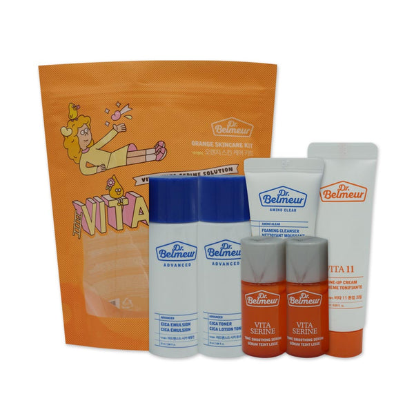 The Face Shop Dr.Belmeur Orange Skincare Kit (5 Items),[The Face Shop] Dr.Belmeu FS2103