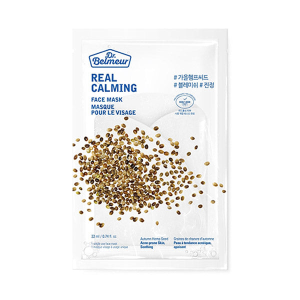 [The Face Shop] Dr.Belmeur Real Calming Facial Mask Autumn Hemp Seed 22ml