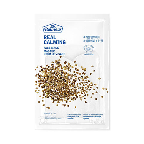 [The Face Shop] Dr.Belmeur Real Calming Facial Mask Autumn Hemp Seed 22ml