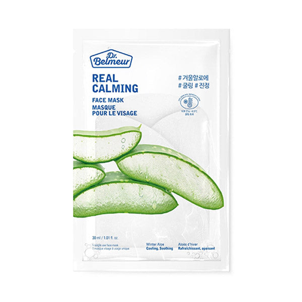 [The Face Shop] Dr.Belmeur Real Calming Facial Mask Winter Aloe 30ml