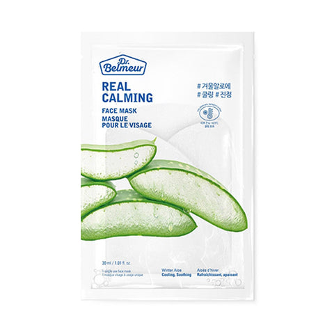 [The Face Shop] Dr.Belmeur Real Calming Facial Mask Winter Aloe 30ml