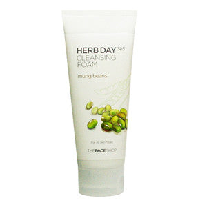 [The Face Shop] Herb Day 365 Cleansing Foam- # Spearmint - Cosmetic Love - 1