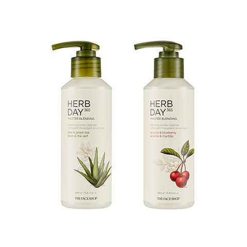 [The Face Shop] Herb Day 365 Master Blending Pumping Foam Cleanser 215ml