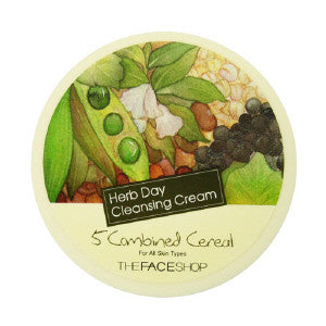 [The Face Shop] Herb Day Cleansing Cream - Cosmetic Love