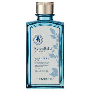 [The Face Shop] Herb & Relief Homme Sebum Control Skin(Toner) 150ml - Cosmetic Love