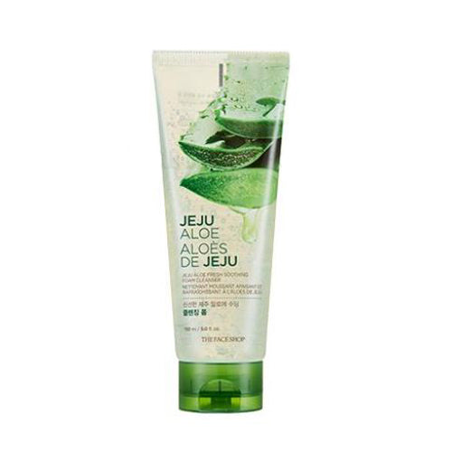 [The Face Shop] Jeju Aloe Fresh Soothing Foam Cleansing 150ml