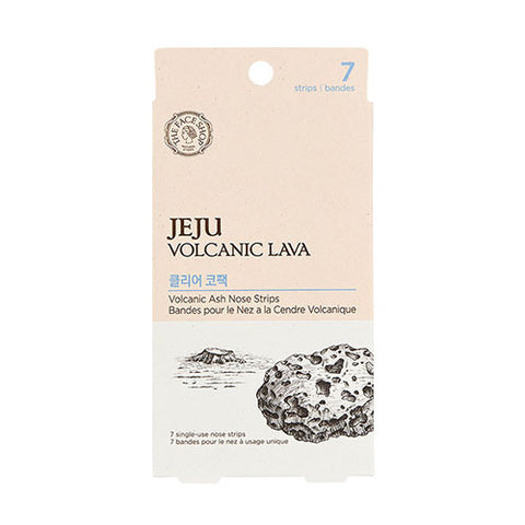 [The Face Shop] Jeju Volcanic Lava Ash Nose Strips Package - Cosmetic Love