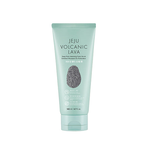 [The Face Shop] Jeju Volcanic Lava Pore Deep Clean Scrub Foam 140ml