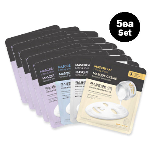 [The Face Shop] Mascream Lifting Sheet 40ml x 5ea