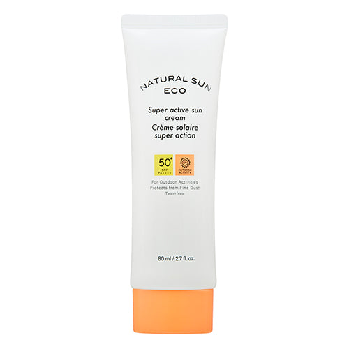 The Face Shop Natural Sun Eco Super Active Sun Cream (Big Size) 80ml,[The Face S FS2194