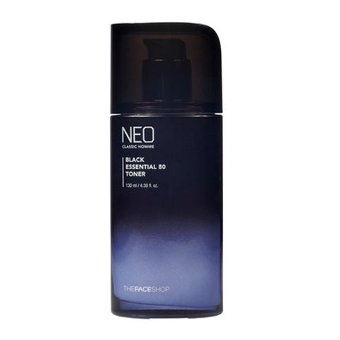 [The Face Shop] Neo Classic Homme Black Essential80 Toner 130ml - Cosmetic Love