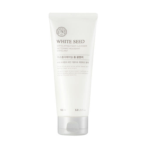 [The Face Shop] White Seed Exfoliating Foam Cleanser - Cosmetic Love