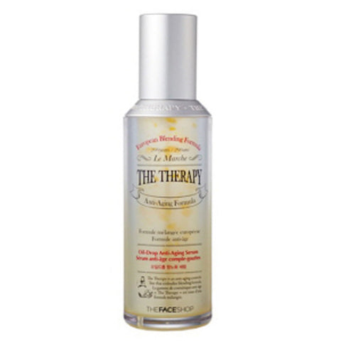 [The Face shop] The Therapy Oil Drop Anti Aging Serum 45ml - Cosmetic Love