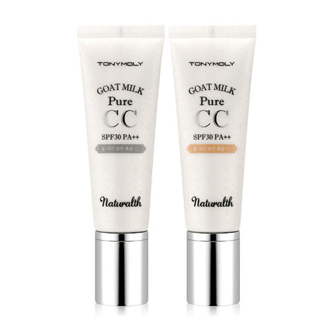 [Tonymoly] Naturalth Goat Milk Pure CC SPF30/ PA++ 40g - Cosmetic Love