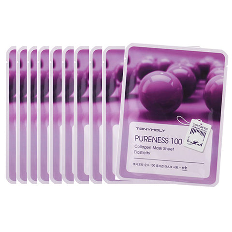[Tonymoly] Pureness 100 Mask Sheet 21ml #04 Collagen x 10pcs