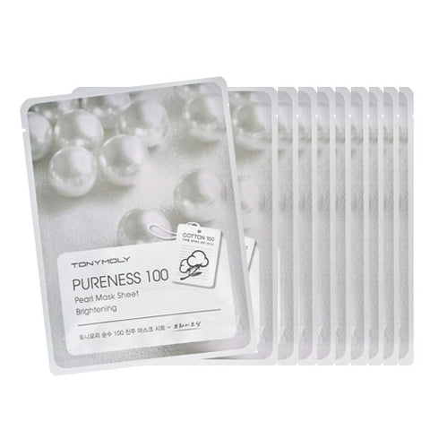 [Tonymoly] Pureness 100 Mask Sheet 21ml #06 Pearl x 10pcs