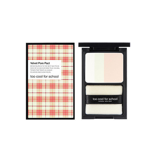 [TooCoolForSchool] Check Velvet Pore Pact - Cosmetic Love