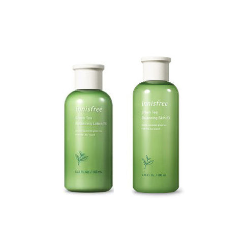 [SET] [Innisfree] Green Tea Balnacing Lotion 160ml+Green Tea Balnacing Skin 200ml