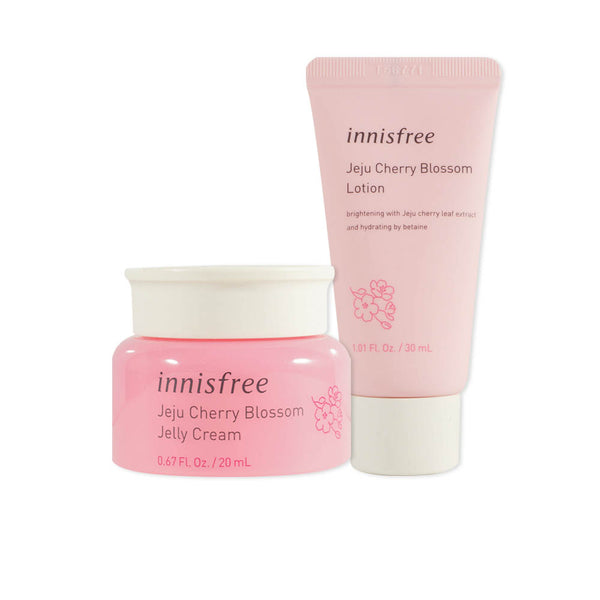[SET][Sample][Innisfree] Jeju Cherry Blossom Lotion 30ml + Jelly Cream 20ml